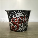 Ice bucket with decorative logo
